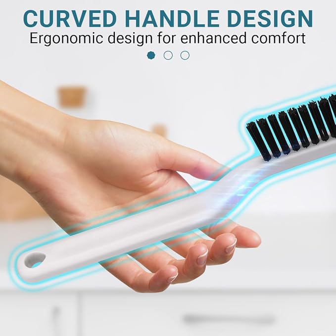 11PCS Crevice Cleaning Brush Set, Groove Gap Cleaning Tool Hard Bristle Recess - Image 8