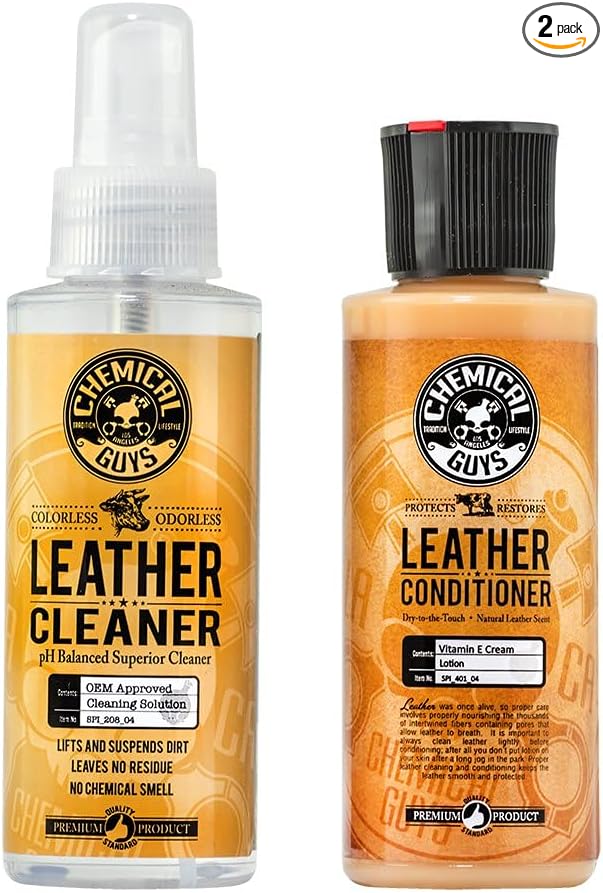 Chemical Guys Leather Cleaner and Conditioner Kit by ChemicalGuys
