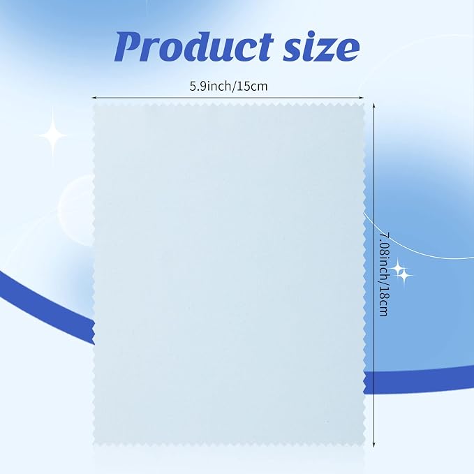 Leelosp 300 Pcs Glasses Cleaning Cloth Microfiber Glasses Wipes Assorted Colors - Image 2