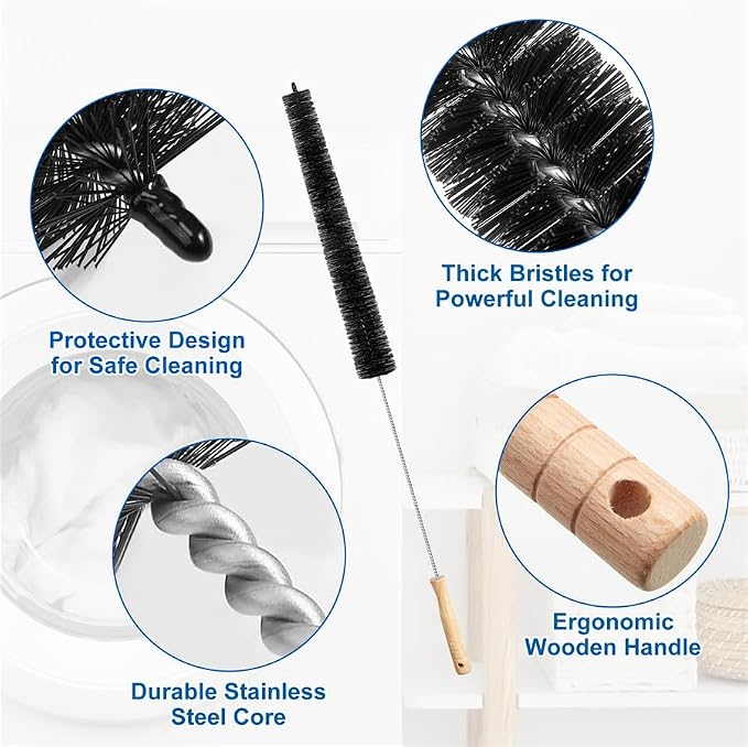 Dryer Vent Cleaner Kit Clothes Dryer Lint Brush Vent Trap Cleaner Home - Image 4