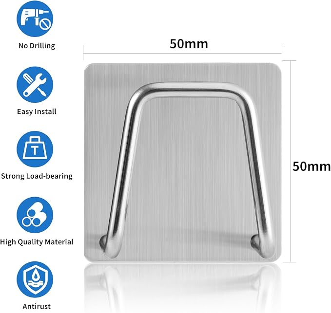 2-Pack Stainless Steel Sponge Holder - Image 2