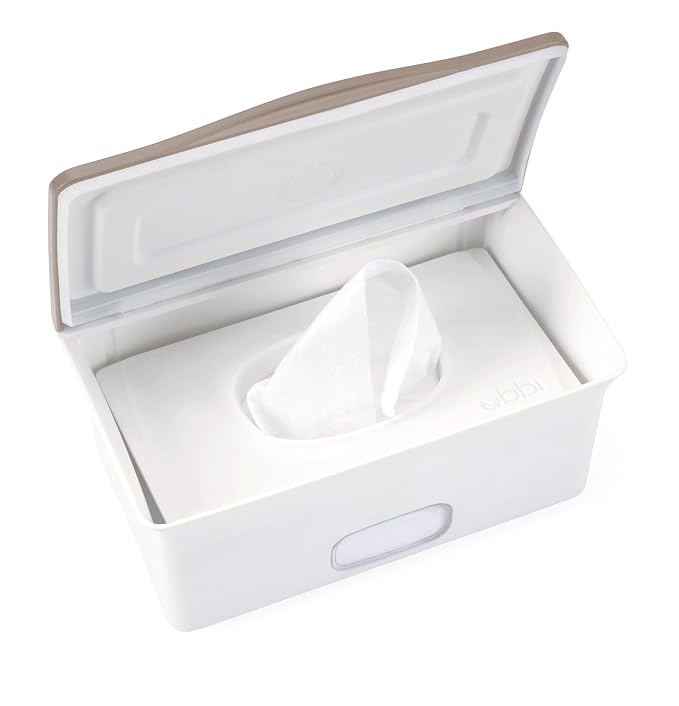 Ubbi Baby Wipes Dispenser with Weighted Plate and Secure Seal, Nursery and Baby by Ubbi