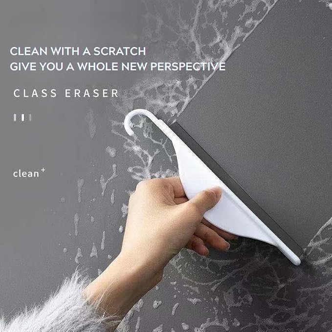 Mini Squeegee Set with Hooks, 2 Pack Silicone Water Wiper - Image 2