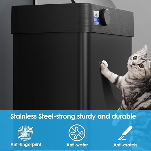 TLSUNNY 13.2 Gallon Motion Sensor Trash Can, Touchless Automatic Garbage Can - Image 5