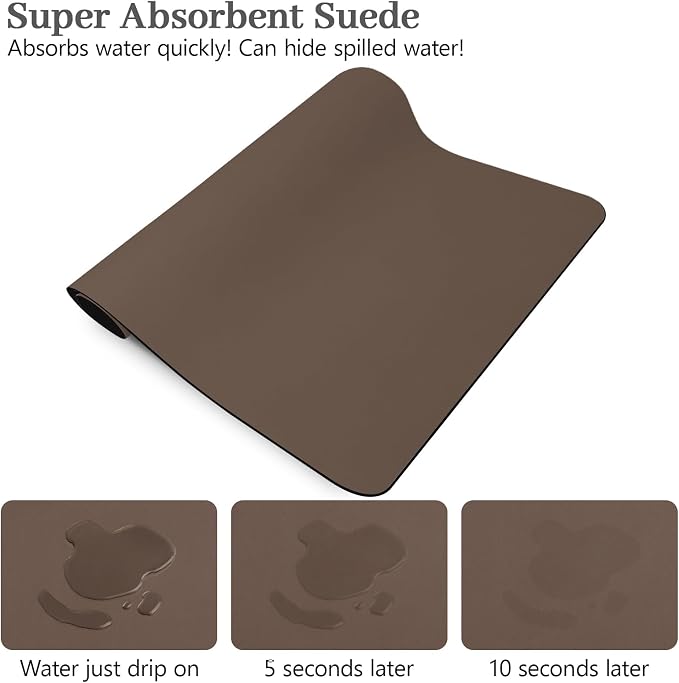 Bloss Coffee Mat, Bar Mat, Hide Stain Absorbent Drying Mat - Image 2