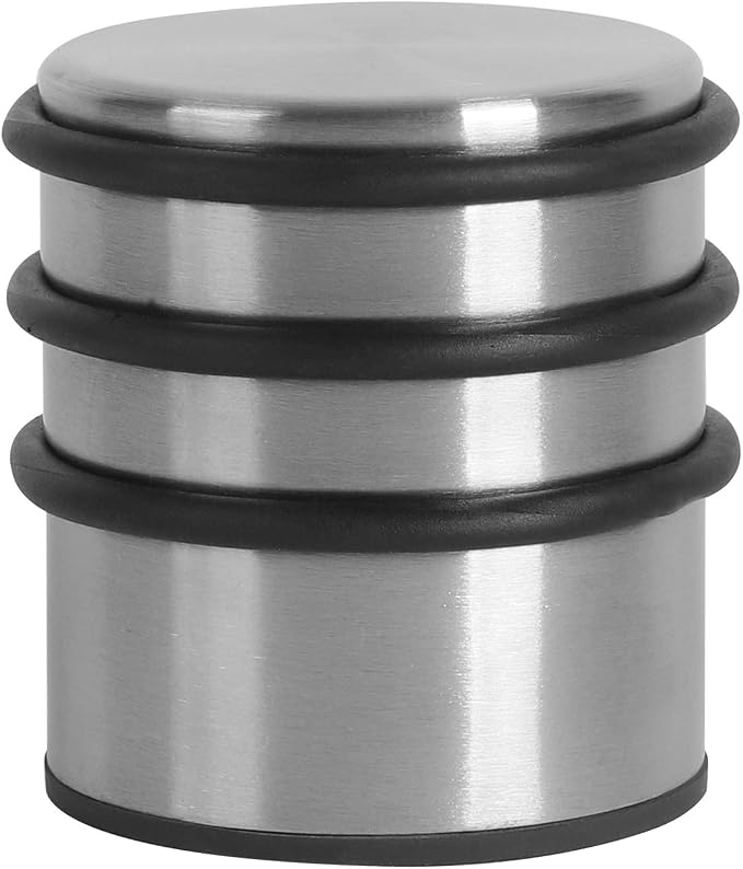 KINJOEK 2PCS Heavy Weight Door Stopper, No Drill Stainless Steel Door Stop - Image 5