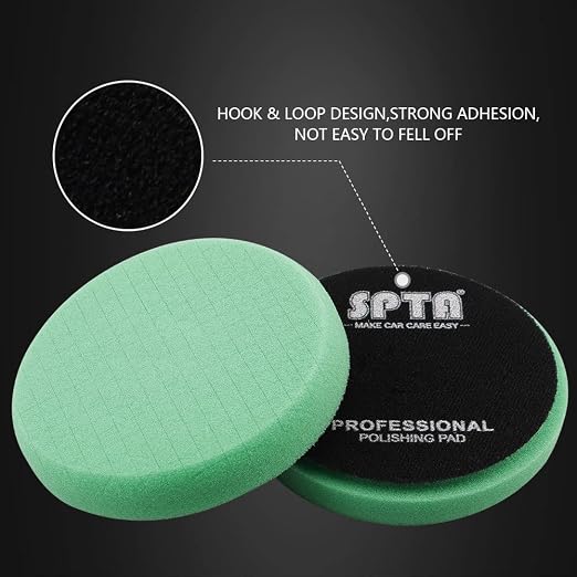 Green Heavy Cut Pad, Buffing Polishing Pads, SPTA 1Pc 6.5 Inch Face - Image 4