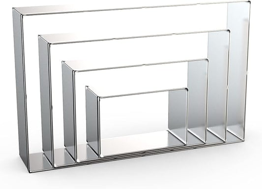 Rectangle Cookie Cutter Set Large by QAAQS