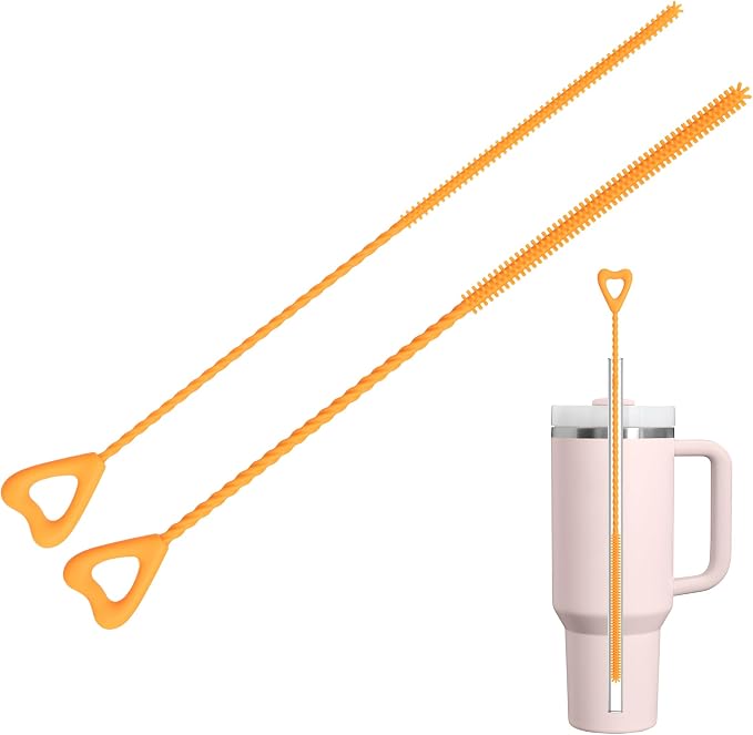 Silicone Straw Cleaner Brush by Bluwing