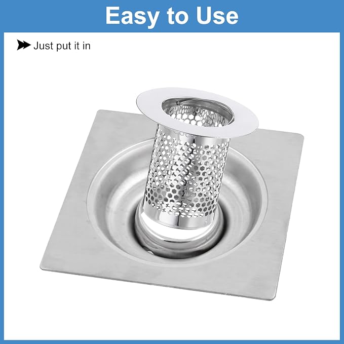 uxcell 4 Pack Shower Drain Strainer, Fit Hole Size from 1.1" to 2" - Image 5