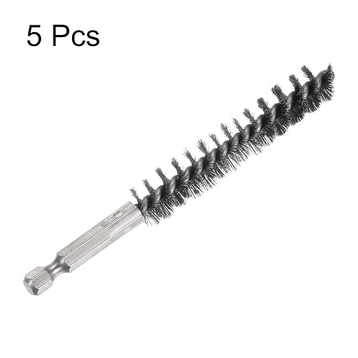 HARFINGTON 5Pcs Bore Brush Stainless Steel 13mm Dia Cleaning Twisted Wire Brush - Image 3
