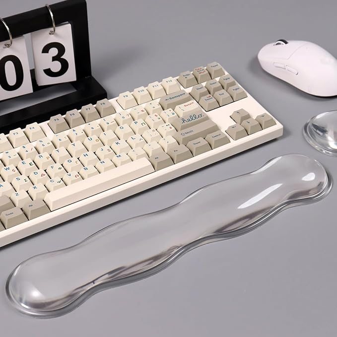 Clear Gel Wrist Rest for Keyboard, Ergonomic Wrist Rest for Computer Keyboard - Image 7