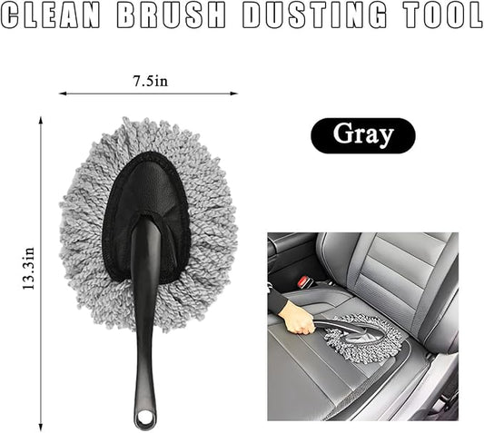 Car Dash Duster Brush, Super Soft Microfiber Multi-Functional Car Cleaning Brush - Image 2