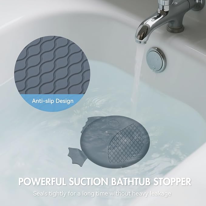TRAPMATE Shower Drain Hair Catcher, 2.8" Fast Drainage Bathtub Stopper Drain - Image 7