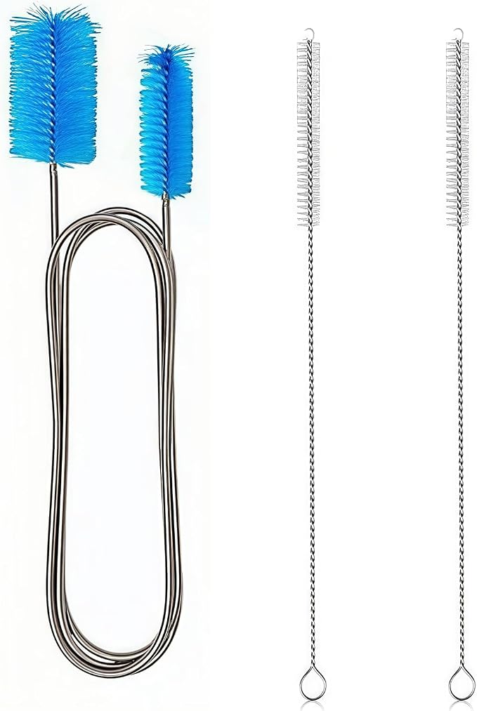 Flexible Long Drain Brush, 66 Inch Double Elastic Ended Nylon Cleaner Pipe Brush by Unknown