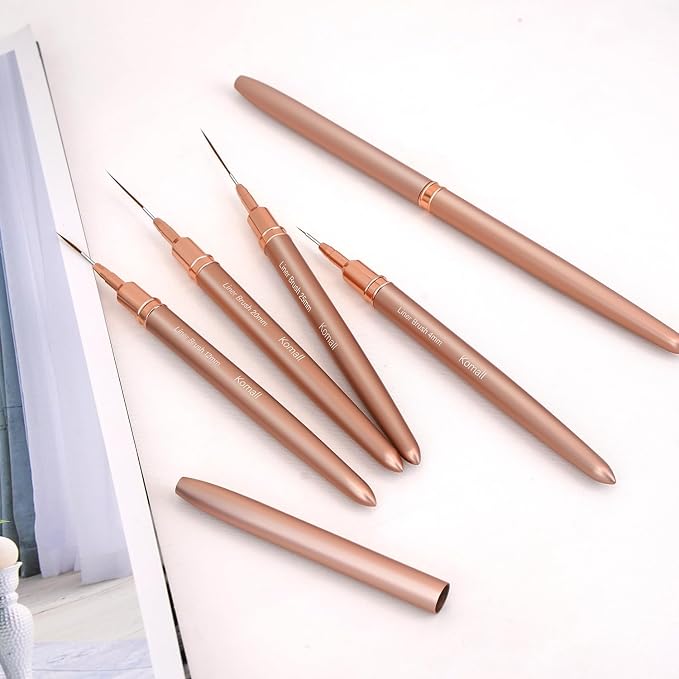 Metallic Nail Art Brushes, UV Gel Polish Painting Art Design Pen - Image 7