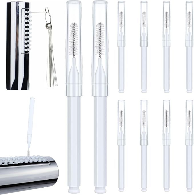 Shower Head Cleaning Brushes, Anti Clogging Cleaner Brush Shower Nozzle Clog by Ceycudy