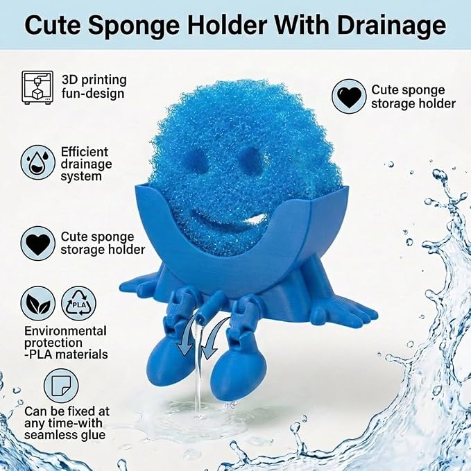 Creative Hanging Sponge Holder - Image 2