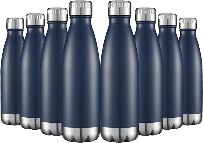 HASLE OUTFITTERS 17oz Stainless Steel Water Bottles Bulk, Vacuum Insulated by HASLEOUTFITTERS