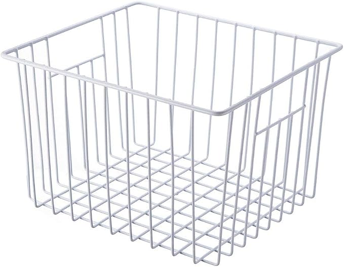 Deep Refrigerator Organizer Baskets, Metal Wire Baskets - Image 9