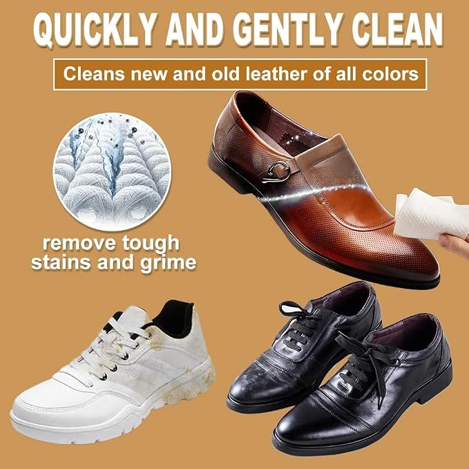 Air Jungles 3in1 Leather Cleaner Wipes 70 Count, Extra Large 8" x 10" Size - Image 9