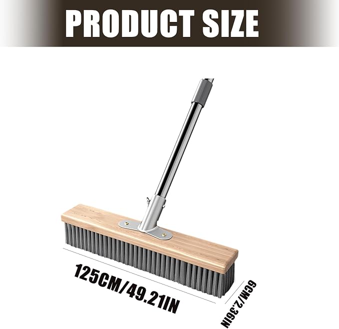 Stainless Steel Scrub Brush for Strong on Patio Driveway and Bathroom Hard - Image 8