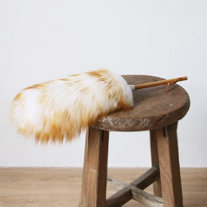 Feather Duster, Household Lambswool Duster Set of 2, Pure Lambs Wool - Image 3