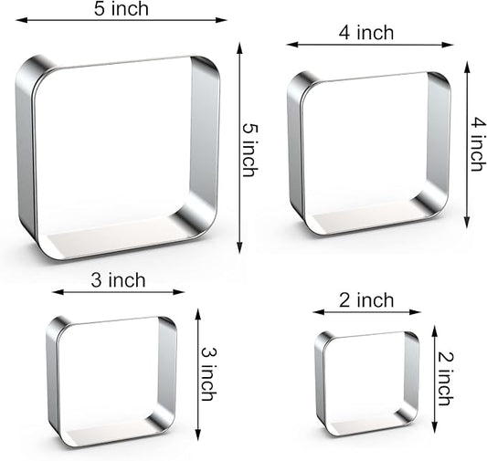 Rounded Square Cookie Cutter Set Large - Image 2