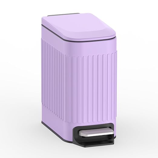 TrashAid Slim Bathroom Trash Can by TrashAid