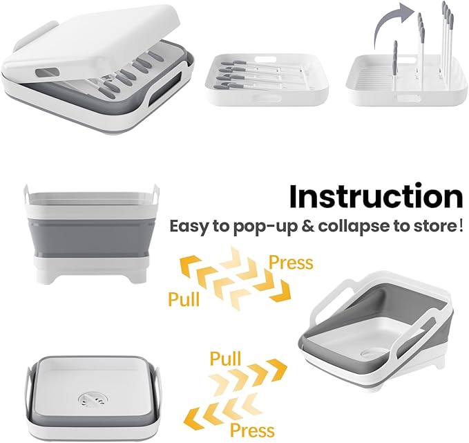 Collapsible Wash Basin for Baby Bottles - Image 4