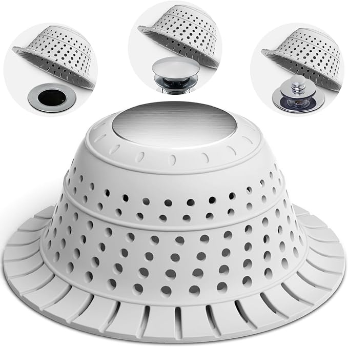 Shower Drain Hair Catcher by Nipoko