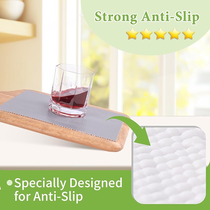 Shelf Liners for Kitchen Cabinets 12in x 10FT Non Adhesive Drawer Liner Grey - Image 5