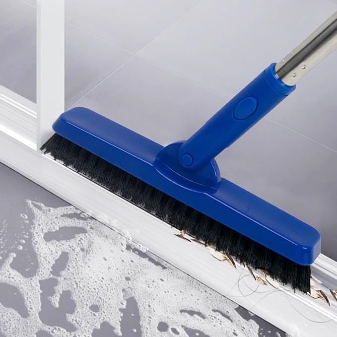 CELOX Heavy Duty Long Handle Scrub Brush, Tile Scrub Brush - Image 6