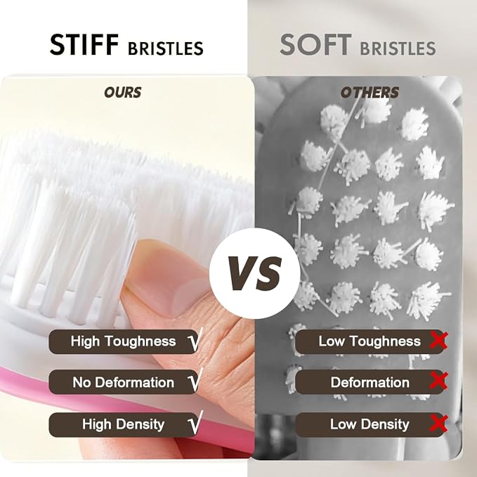 2Pack Shoe Cleaning Brush Household Laundry Clothes Scrubbing - Image 3