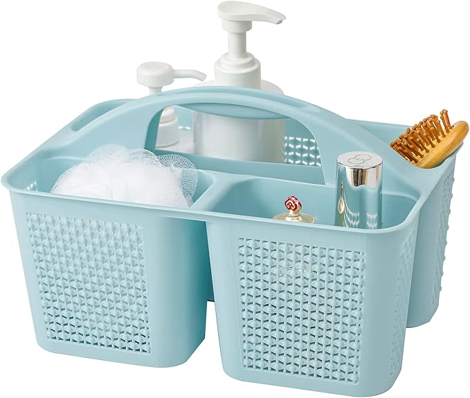 UUJOLY Plastic Portable Shower Caddy, Cleaning Shower Basket by UUJOLY