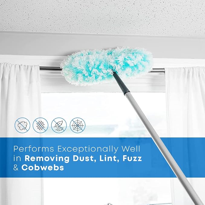 Fuller Brush Fuzzy Fan Duster – Dust & Clean Ceiling Fans, Woodwork – - Image 4