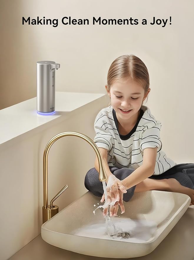SUNLY Automatic Foam Soap Dispenser, 0.2s Fast Sensor, USB-C Rechargeable - Image 8