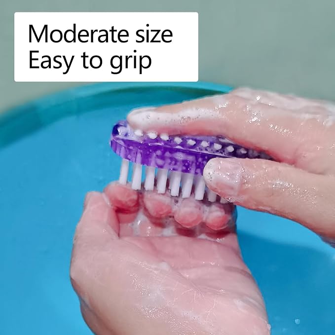 Nail Brush for Cleaning Fingernails Two Sided Hand Fingernail Scrub Brush Soft - Image 5