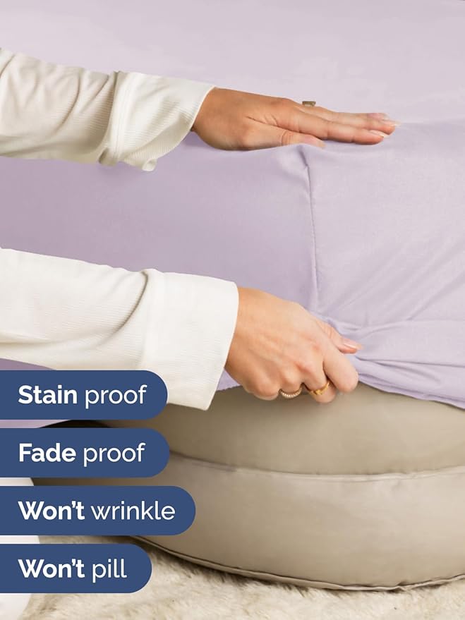 Extra Deep Full Fitted Sheet - Hotel Luxury Single Fitted Sheet Only - Easily Fits 18 inch to 24 inch Mattress - Ultra Soft, Wrinkle Free with Extra Deep Pockets - Breathable & Comfy - Light Lavender