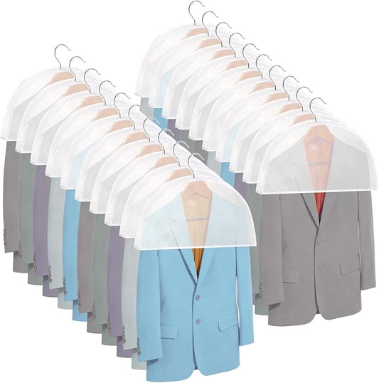 Foraineam 20 Pack Shoulder Covers Clothes Suit Protectors Breathable Garment by Foraineam
