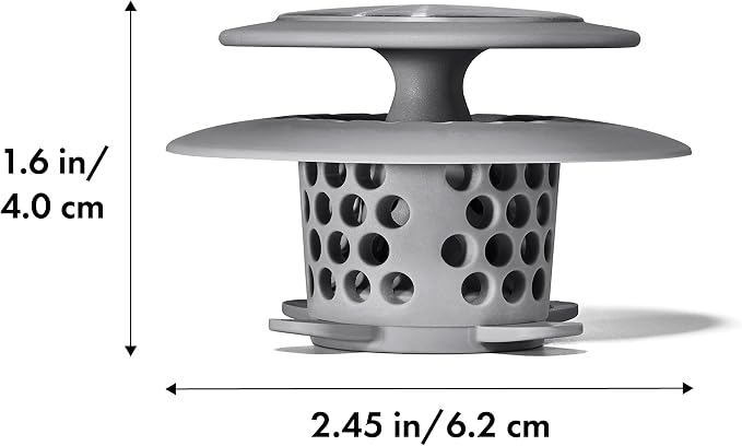 OXO Good Grips Stainless Steel Hair Catch Drain Protector - Image 2