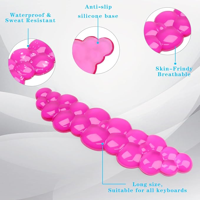 Gel Cloud Keyboard Wrist Rest, Cute Wrist Support and Arm Support Keyboard Rest - Image 3