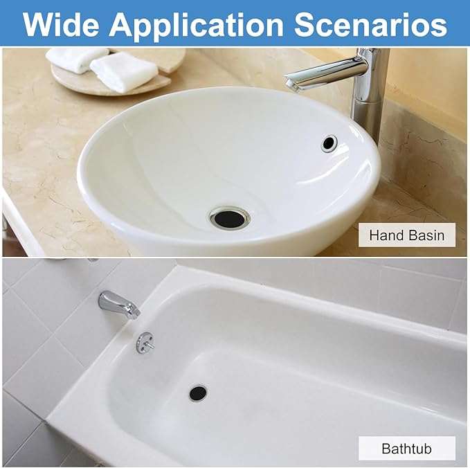 uxcell 2 Pack Shower Drain Strainers, Fit Hole Size 1.38" to 2.17" - Image 7