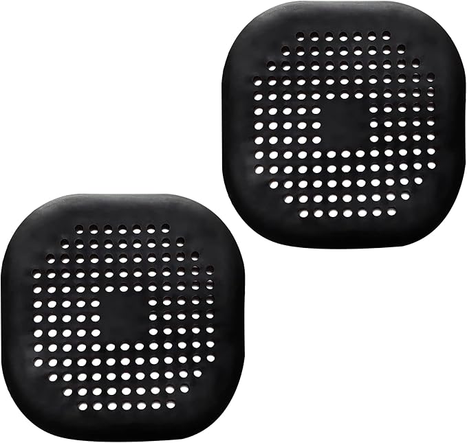 2 Pieces Shower Drain Hair Catcher Bathtub Stopper Home Drain Protectors Drain by Philbinden