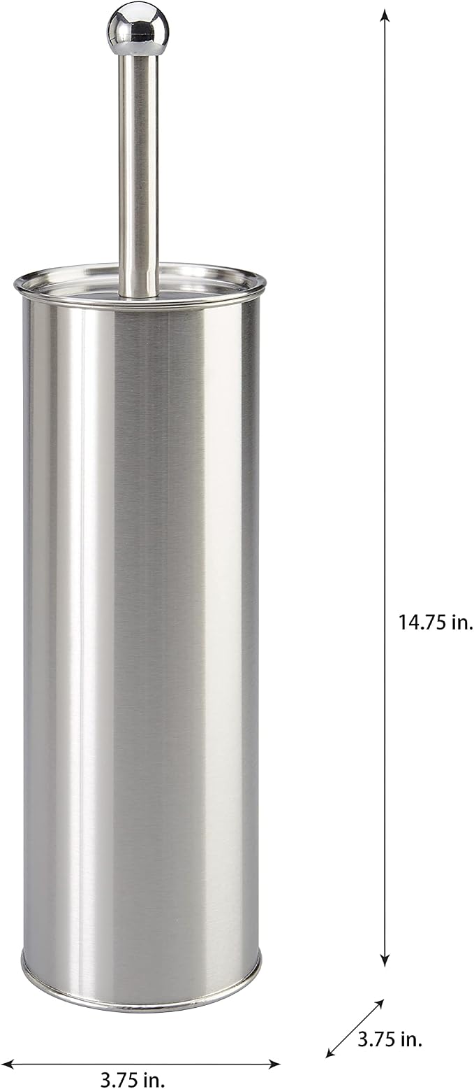 Bath Bliss Stainless Steel Toilet Brush Holder - Image 6