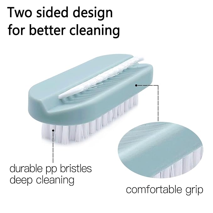 Nail Brush for Cleaning Fingernails Two Sided Hand Fingernail Scrub Brush Soft - Image 4