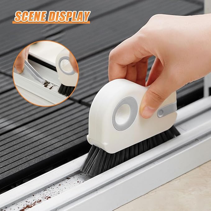 YoRise 2 in 1 Car Groove Cleaning Brush, Universal Auto Door Crevice Cleaning - Image 5