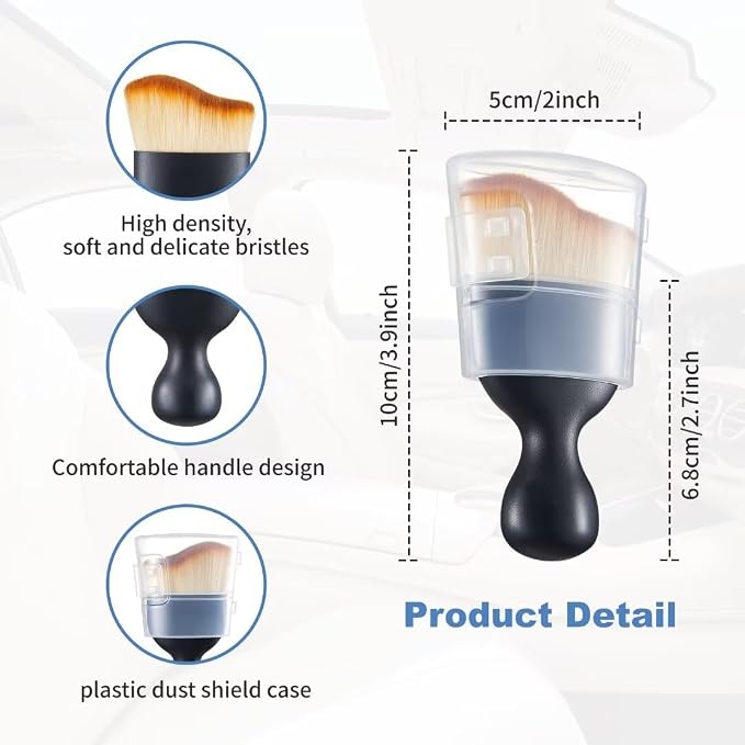 Car Interior and Exterior Soft bristles Detail dust Brush Interior dusting - Image 3