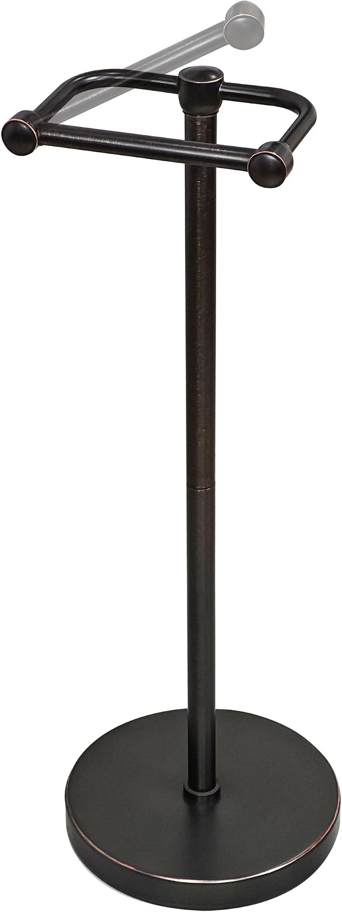 Toilet Paper Holder Stand, Post Pivoting Design Free Standing Toilet Paper by ElevateYourSpaceChooseRARXTR