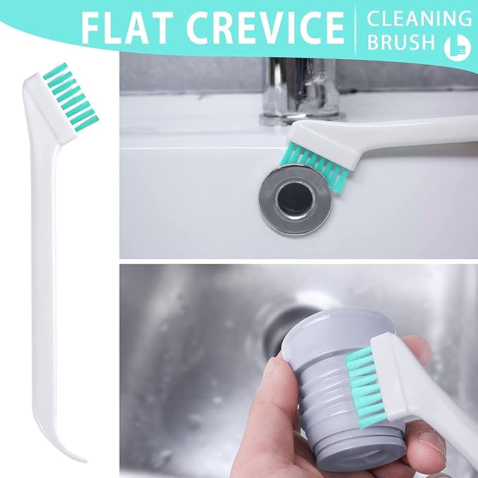 Small Cleaning Brushes Set, Tiny Detail Scrub Cleaner Tool Gadget Kitchen - Image 2